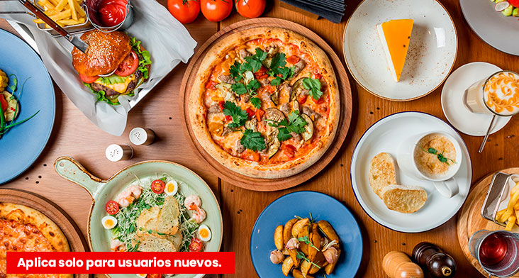 Obtén $15.000 en tu primera compra en restaurantes. Aplica para usuarios nuevos