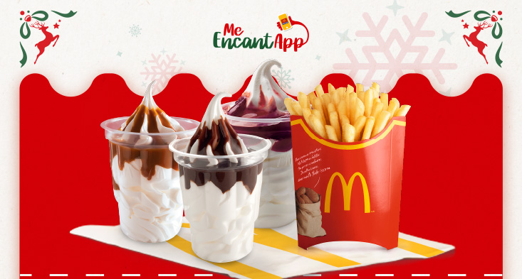 3 Sundae + Papas Grandes
Precio regular: $18.950
Precio especial Claro Club: $13.950
