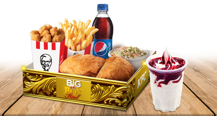 Por ser cliente Claro te ahorras $6.000 en el Big Box Real + Sundae de mora en KFC